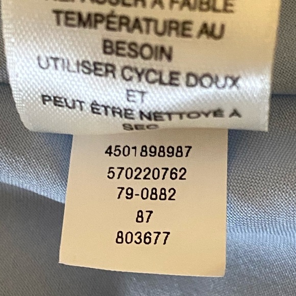 ๐2/$20 White House Black Market Sz S Blue Satin Midi Skirt - Picture 8 of 8